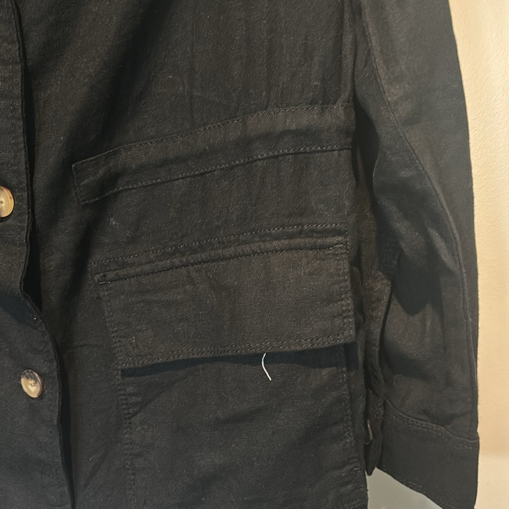 NWT Market & Spruce Linen blend Jacket.  Size Small but would fit a medium - Picture 3 of 5